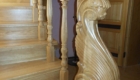 Резные лестницы из дерева в дом Краснодар Крым